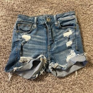 American Eagle Distressed Denim Shorts